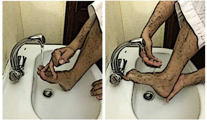 define ablutions - wudu chart