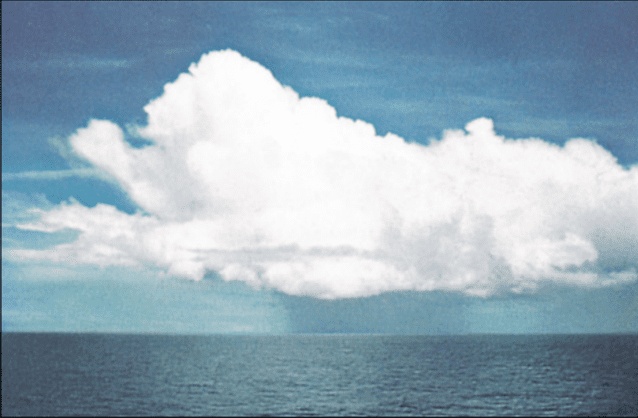 clouds forming Islam